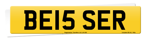 Registration number BE15 SER